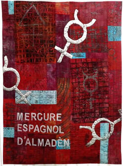 Dragon's Blood Art Quilt by Claire Passmore