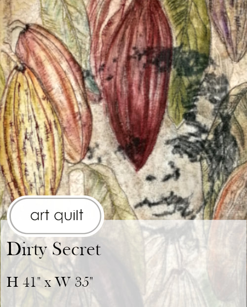 Dirty Secret Art Quilt by Claire Passmore