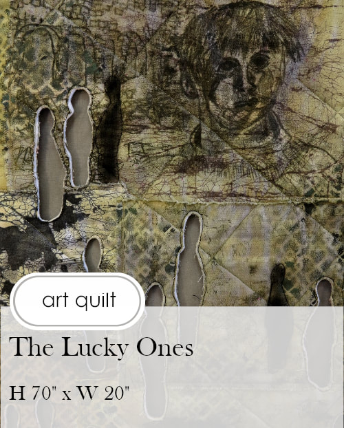 The Lucky Ones  Art Quilt by Claire Passmore